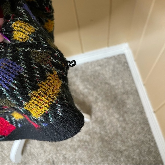 Vintage Cardigan Sweater by Roaman's Women's Size XL Retro Print 80s 90s - Picture 3 of 4